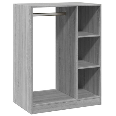 VidaXL Wardrobe 77x48x102 CM Practled Wood Gray Sonoma Oak colored