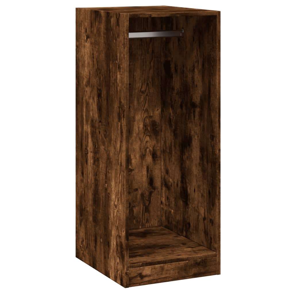 Vidaxl kledingkast 48x41x102 cm bewerkt hout gerookt eikenkleurig