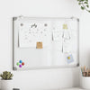 Vidaxl whiteboard magnetisch 40x30x1,7 cm aluminium