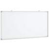 Lavagna bianca Vidaxx magnetica 60x30x1,7 cm in alluminio