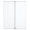 Vidaxl whiteboard magnetisch inklapbaar 80x100x1,7 cm aluminium