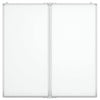 Vidaxl Whiteboard Magnetico pieghevole 100x100x1.7 cm in alluminio