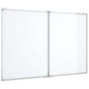 Pizarra Vidaxl magnéticamente plegable 120x80x1.7 cm de aluminio