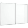Pizarra Vidaxl magnéticamente plegable 120x100x1.7 cm de aluminio