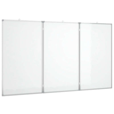 VIDAXL Whiteboard Magneticamente pieghevole 120x80x1.7 cm in alluminio