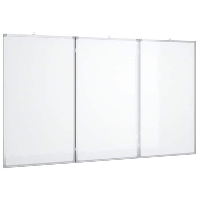 Vidaxl whiteboard magnetisch inklapbaar 120x100x1,7 cm aluminium