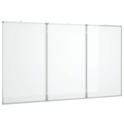 VIDAXL Whiteboard Magneticamente pieghevole 150x80x1.7 cm in alluminio
