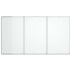 Vidaxl whiteboard magnetisch inklapbaar 150x100x1,7 cm aluminium