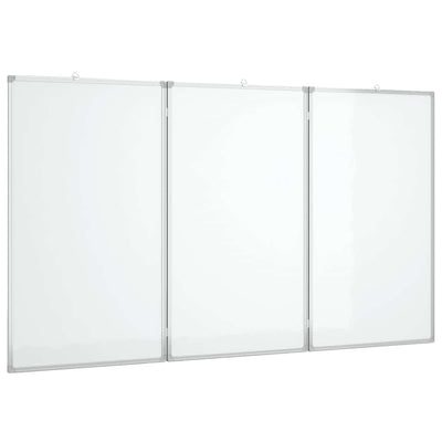 VIDAXL Whiteboard Magneticamente pieghevole 180x80x1,7 cm in alluminio