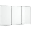 Vidaxl Whiteboard pieghevole magneticamente 180x100x1,7 cm in alluminio