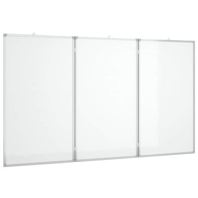 Vidaxl Whiteboard pieghevole magneticamente 180x100x1,7 cm in alluminio
