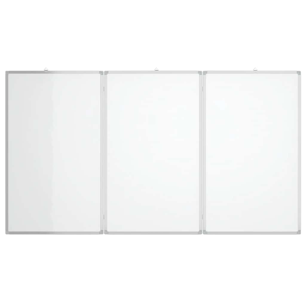 Vidaxl Whiteboard pieghevole magneticamente 180x100x1,7 cm in alluminio