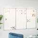 Vidaxl Whiteboard pieghevole magneticamente 180x100x1,7 cm in alluminio