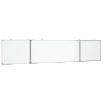 Vidaxl Whiteboard pieghevole magneticamente 200x40x1.7 cm in alluminio
