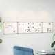 Vidaxl Whiteboard pieghevole magneticamente 200x40x1.7 cm in alluminio