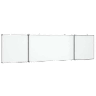Vidaxl Whiteboard Magneticamente pieghevole 200x50x1.7 cm Aluminium