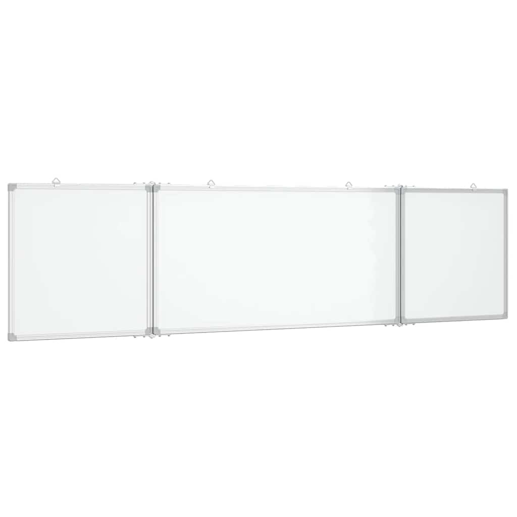 Pizarra Vidaxl magnéticamente plegable 200x50x1.7 cm de aluminio