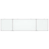 Pizarra Vidaxl magnéticamente plegable 200x50x1.7 cm de aluminio