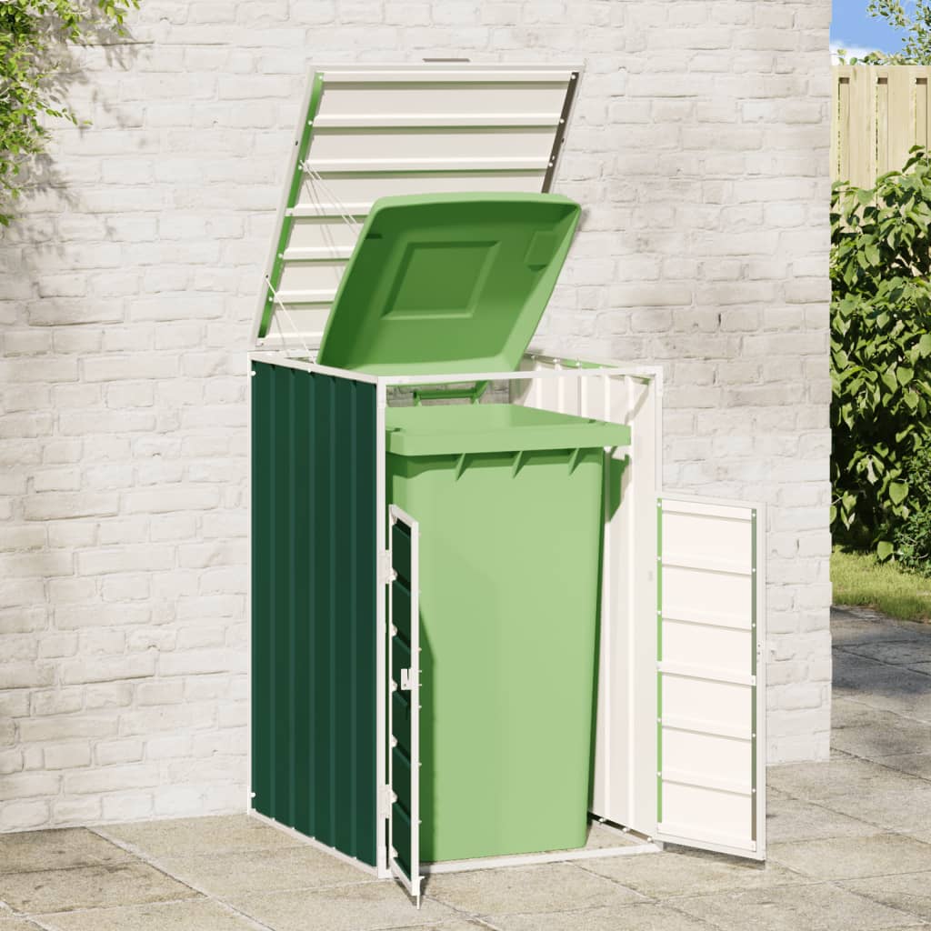 Archiviazione contenitore Vidaxl per 1 contenitore 72x81x115 cm in acciaio verde