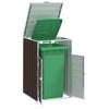Almacenamiento de contenedores de Vidaxl para 1 contenedor 72x81x115 cm de acero marrón