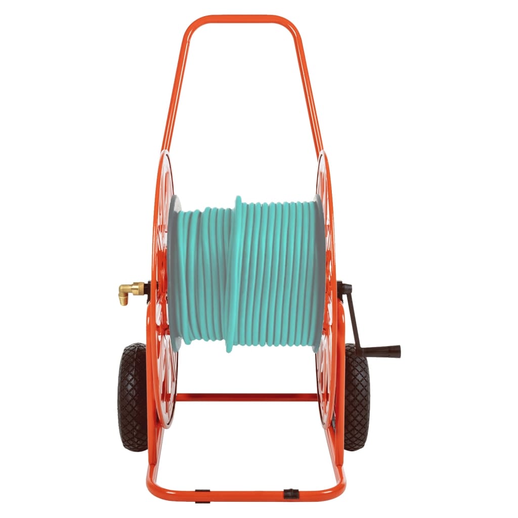 Vidaxl Garden Mank Cart por 140 m 3 4 Manguera de acero