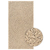Vidaxl Rug Zizur all'interno e all'esterno 60x110 cm look iuta