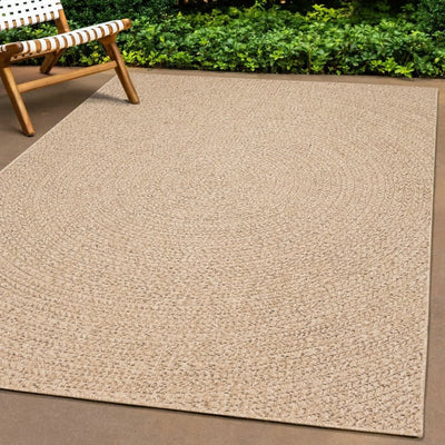 Vidaxl Rug Zizur dentro y fuera de 60x110 cm de yute Look