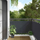 Vidaxl balkonscherm 300x75 cm pvc antracietkleurig