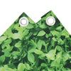Vidaxl Balcon Schermo Plant Pattern 600x75 cm PVC Verde