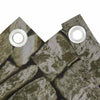 Patrón de piedra de pantalla de balcón Vidaxl 400x75 cm PVC