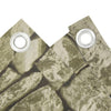 Vidaxl Balcony Screen Stone Pattern 1000x75 cm PVC
