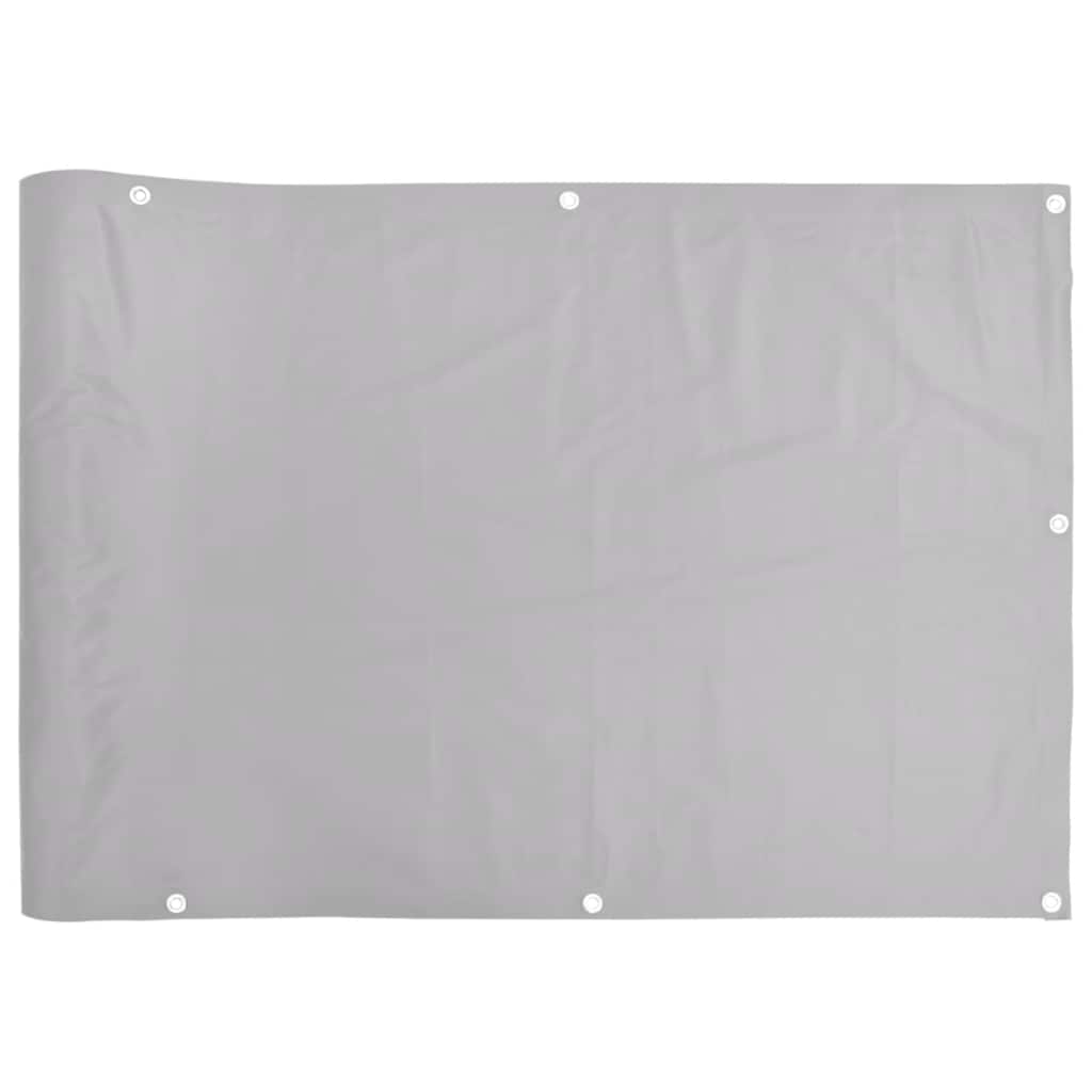 Vidaxl Balcony Schermata 300x90 cm PVC Grey