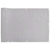 Vidaxl balkonscherm 600x90 cm pvc grijs