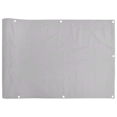 Vidaxl balkonscherm 800x90 cm pvc grijs