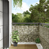 Vidaxl Balcony Schermo Stone Pattern 1000x90 cm PVC