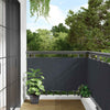 Vidaxl balkonscherm 500x120 cm pvc antracietkleurig