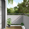 Pantalla de balcón Vidaxl 400x120 cm PVC Gray