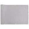 Vidaxl balkonscherm 600x120 cm pvc grijs