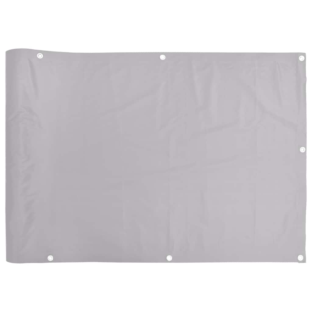 Vidaxl balkonscherm 800x120 cm pvc grijs