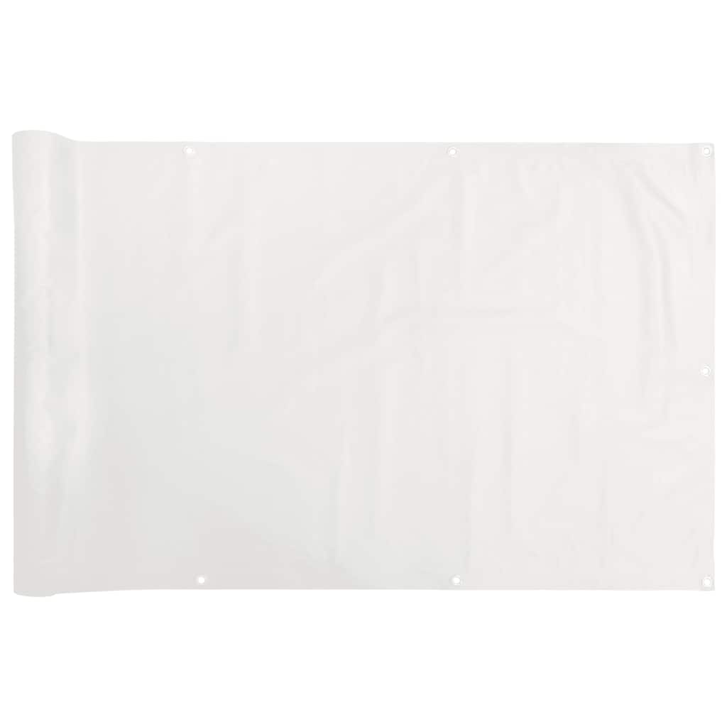 Vidaxl Balcony Schermata 800x120 cm PVC bianco