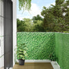 Vidaxl Balcon Schermo Plant Pattern 400x120 cm PVC Verde