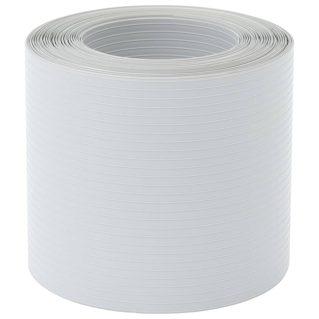 Pantallas de jardín Vidaxl 10 ST 252.5x19 M PVC Gray Light