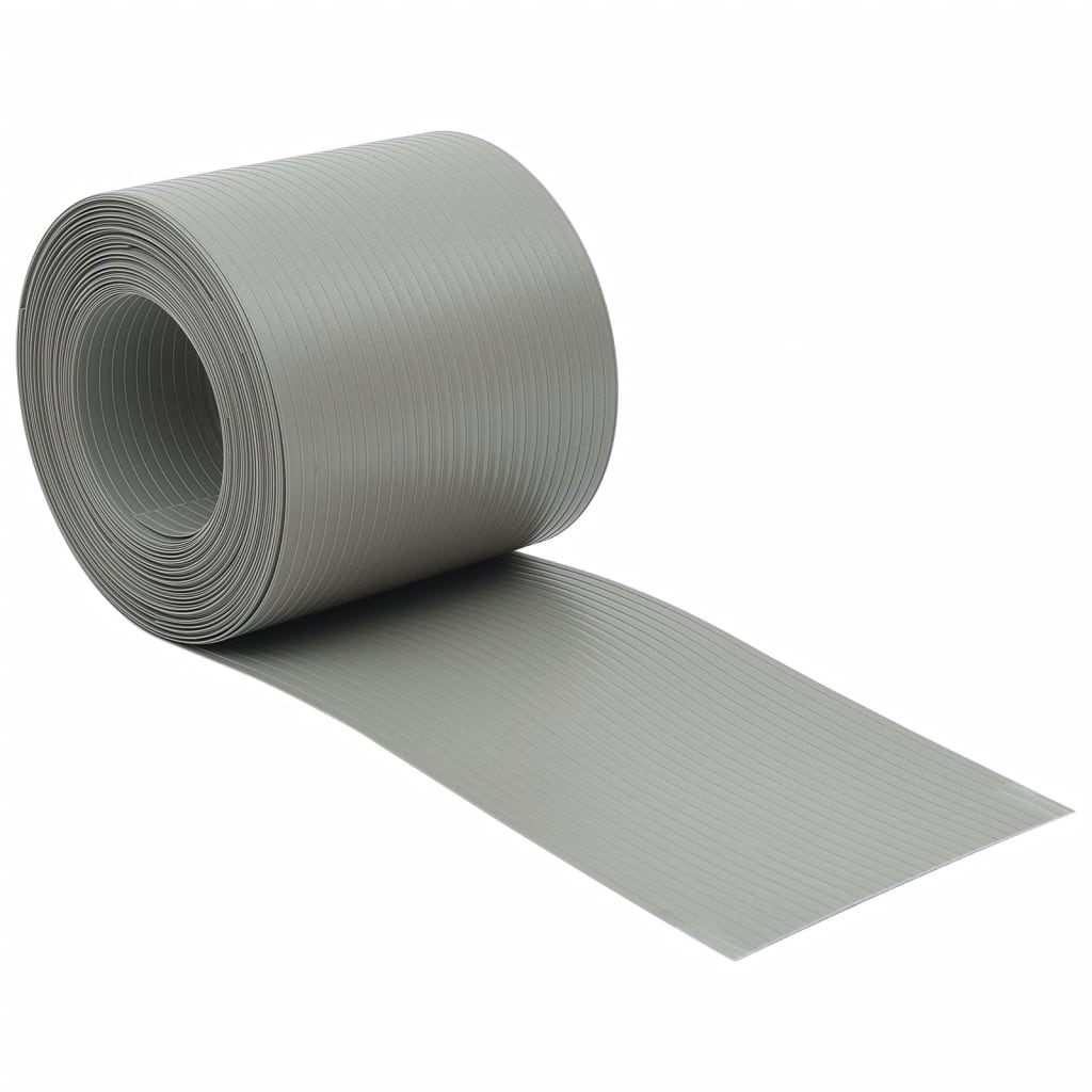Vidaxl Garden Schermate 10 ST 252.5x19 M PVC Stone Grey