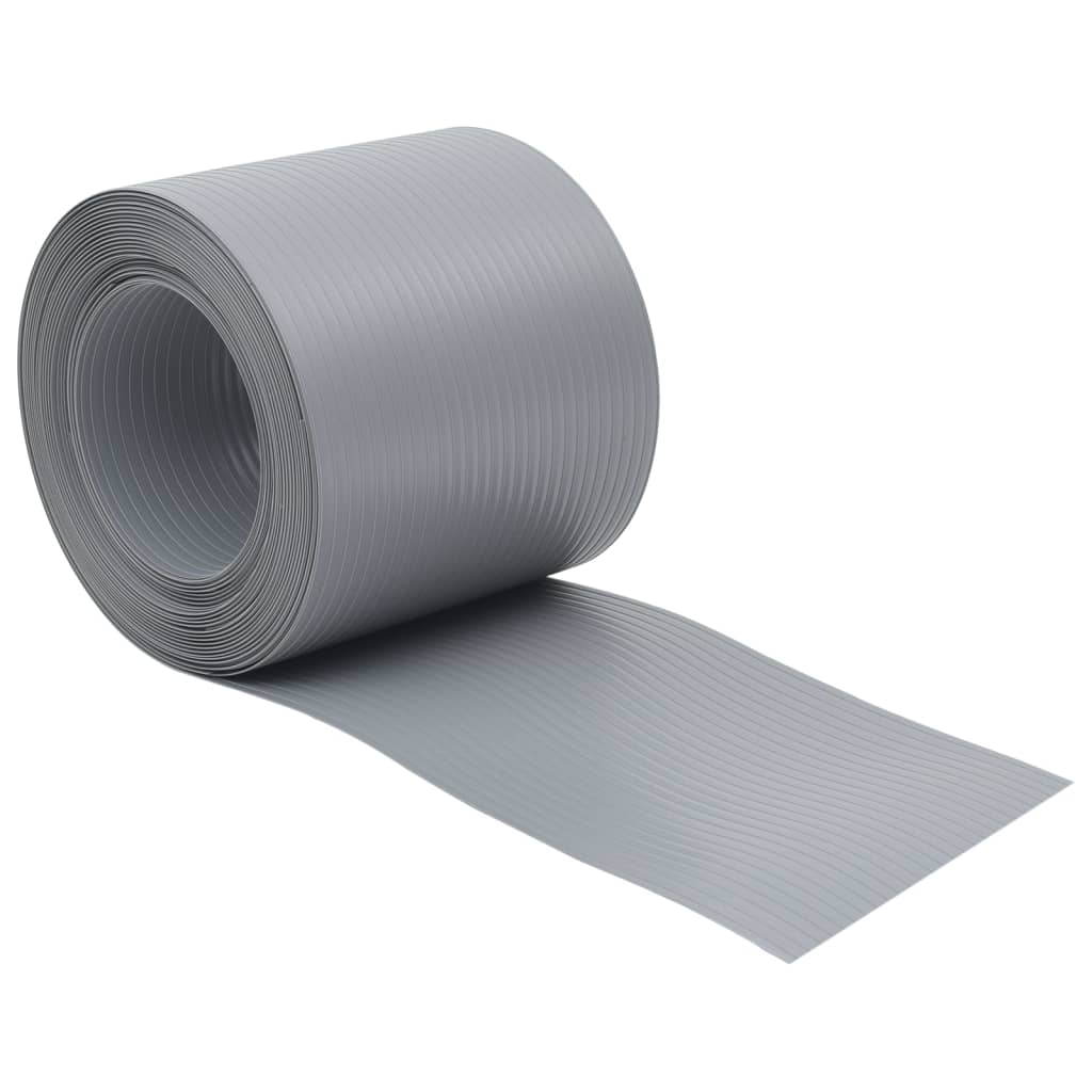 Vidaxl Garden Schermate 10 ST 252.5x19 M PVC Grey