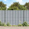 Vidaxl Garden Schermate 10 ST 252.5x19 M PVC Grey
