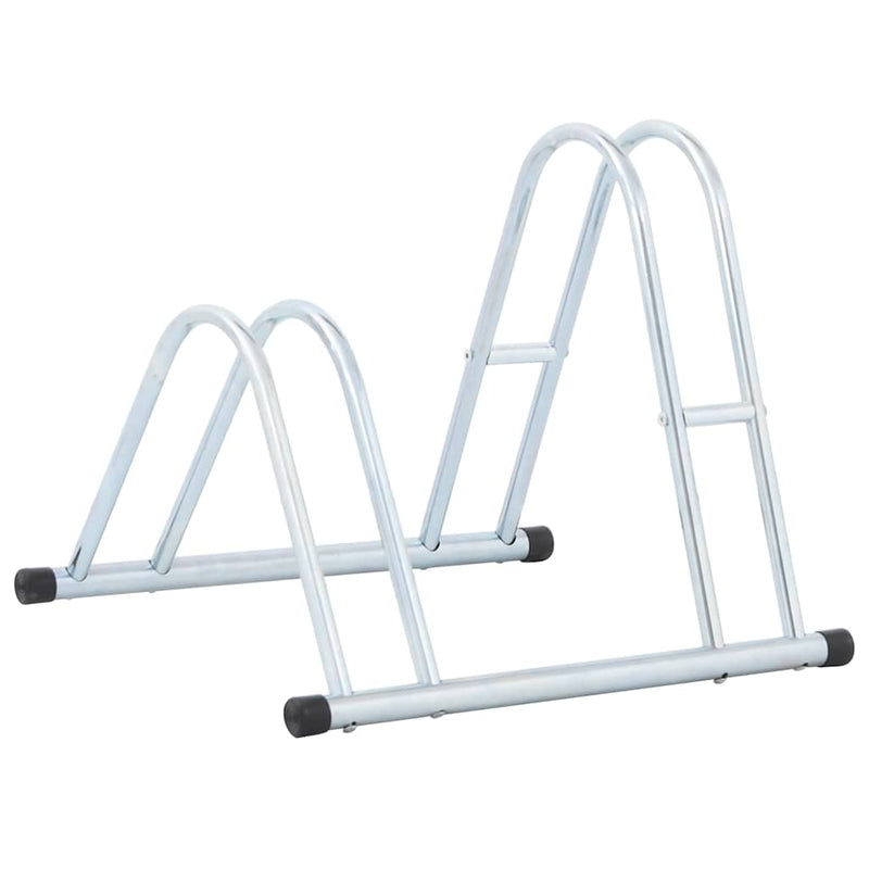 Soporte para bicicletas Vidaxl para 2 bicicletas de acero galvanizado separado