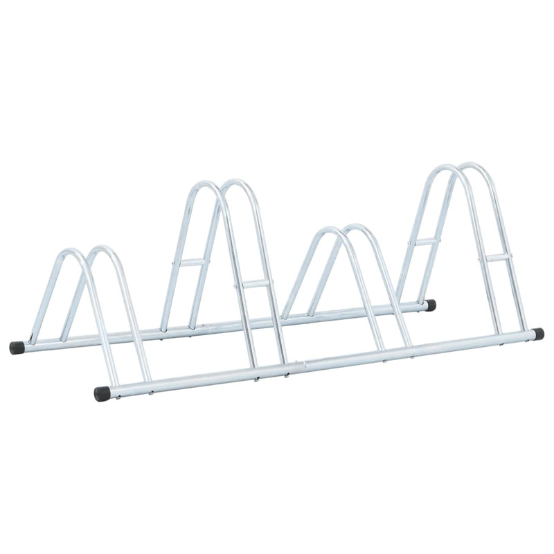 Soporte para bicicletas Vidaxl para 4 bicicletas de acero galvanizado separado