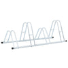Soporte para bicicletas Vidaxl para 4 bicicletas de acero galvanizado separado