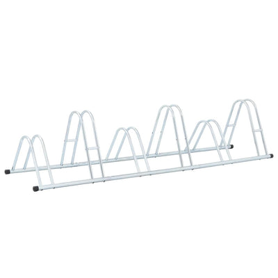 Soporte para bicicletas VidaXL para 6 bicicletas, independiente de acero galvanizado