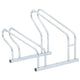 Soporte para bicicletas Vidaxl para 2 bicicletas de acero galvanizado separado